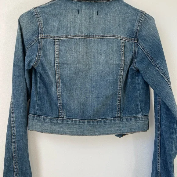 Bullhead black denim jacket size xs - Picture 4 of 4